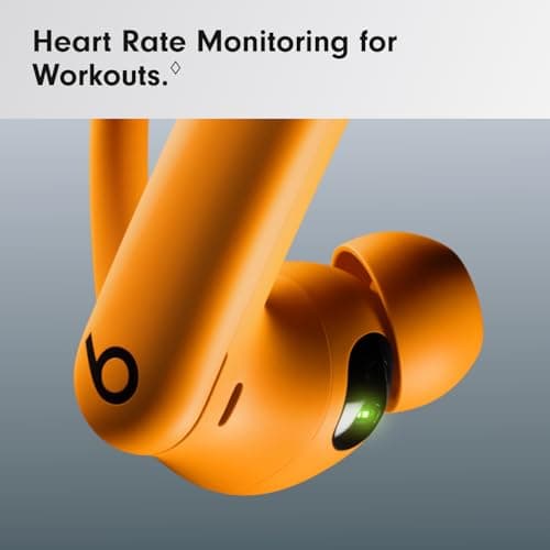 Beats Powerbeats Pro 2 Wireless Bluetooth Earbuds - Noise Cancelling, Heart Rate Monitor, IPX4, Up to 45H Battery & Charging Case, Works with Apple & Android - Electric Orange (Renewed) 5