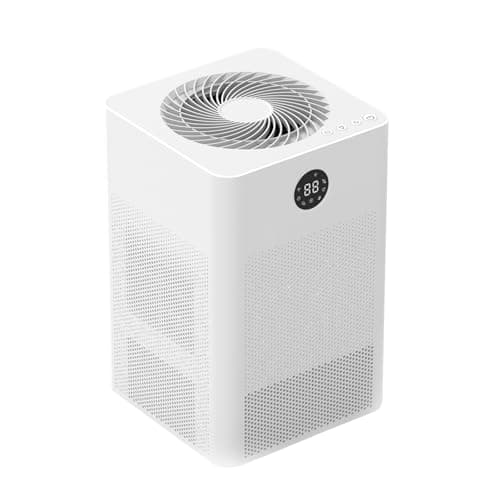 DINZAN HD022 Rotary Dehumidifier for Bedroom Ultra Quiet Small Portable Air Purifier with Dehumidifiers for Basement Home Bathroom RV Dehumidifiers with Washable Filter Humidity Display Timer Mode