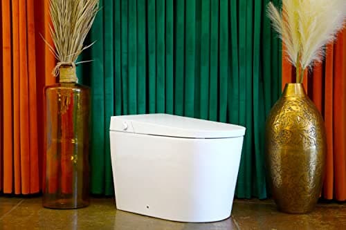 ALPHA BIDET UXT Pearl Bidet Toilet Combination | 1.28GPF Smart Toilet w/Next Gen Bidet | ADA Chair Height | Automatic Lid and Seat | Automatic Flushing | Endless Warm Water | 3 Year Warranty 6