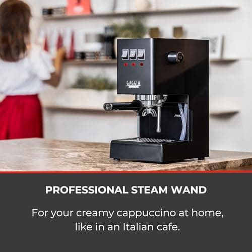 Gaggia RI9380/49 Classic Evo Pro Espresso Machine, Thunder Black, Small 5