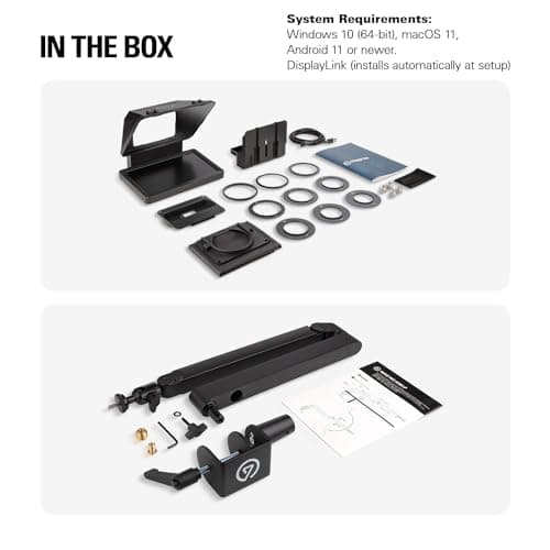 Elgato Prompter Swivel Mount Bundle - Premium Teleprompter + Low Profile Arm, Compatible with DSLR, Webcam, Smartphone, Fully Adjustable for Versatile Mounting, for Streaming, Video Calls, and Mac/PC 9