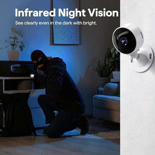 Elelink 2K Wireless Cameras for Home Security Camera, Pet Camera Indoor with Phone App, Night Vision, Motion Alert, 24/7 SD&Cloud Record, Two-Way Audio, Security Camera Indoor Works with Alexa&Google 5