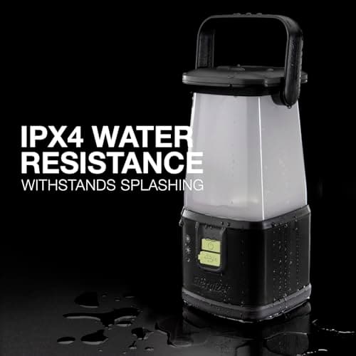 ENERGIZER WeatheReady LED Camping Lantern PRO-360, IPX4 Water Resistant Tent Light, Ultra Bright Battery Powered Lanterns for Camping, Outdoors, Emergency Power Outage 5