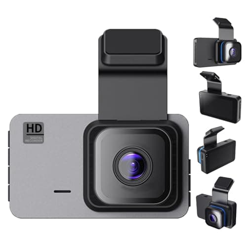 HD Dash Cam with WiFi & GPS Wireless, Dual 4k Digital Recognition DashCam Front and Rear for Cars, with 2 Sensors, App Control