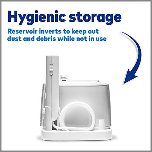 Waterpik Nano Plus Water Flosser For Teeth, Portable Electric Power, Compact For Travel and Home, 4 Flossing Tips, ADA Accepted, White WP-320 9