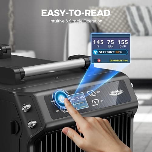 ALORAIR Crawlspace Dehumidifiers with Pump, 180 Pint Commercial Dehumidifier for Basements with Drain Hose, 2,300 Sq.Ft Auto Defrost Industry Crawl Spaces Dehumidifier 5
