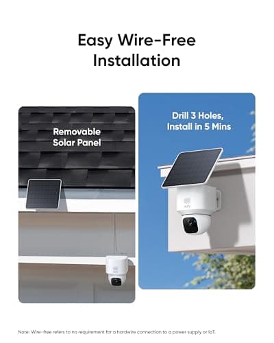 eufy Security SoloCam E30, Security Cameras Wireless Outdoor, Solar Camera Outdoor Wireless, 360° Pan, AI Tracking, 2K Clarity, No Monthly Fee 5