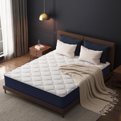 Traumliebe Full Mattress, 12 Inch Full Size Mattress in a Box, Double Mattress, Pocket Spring&Memory Foam, Medium, Motion Isolation, Fiberglass Free, CertiPUR-US Certified 5