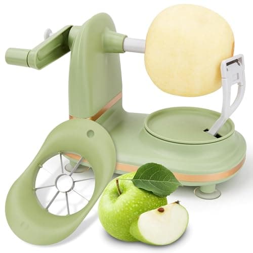 Dormercy Apple Peeler, 8 Wedges Apple Peeler Slicer Corer, Apple Slicer, Stainless Steel Blades
