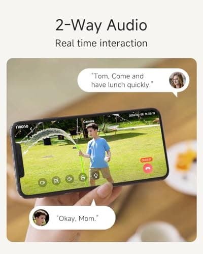 Noorio Security Cameras Wireless Outdoor Magnetic, Battery Powered Indoor Camera for Home Security, 1080P Human/Pet Detection, Bulit-in 32GB Storage, Color Night Vision 6