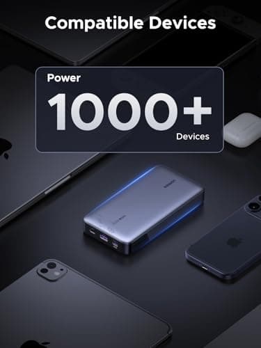 UGREEN Power Bank 25,000mAh 145W Laptop Portable Charger, Nexode 3-Port USB C PD Battery Pack, for MacBook Pro/Air, Dell XPS, iPhone 17/16/15/14, Galaxy S26 Steam Deck, iPad, and More 8