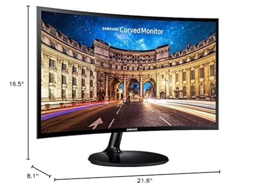 Samsung CF390 (LC24F390FHNXZA) 24-inch LED Curved FHD 4ms FreeSync Monitor Black (Renewed) 8