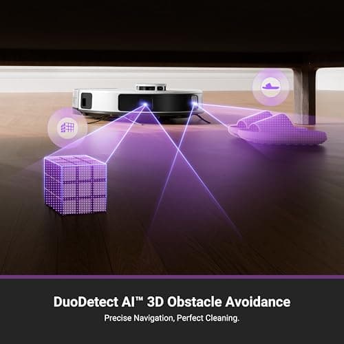 Eureka E20 Plus Robot Vacuum with Bagless Self Emptying Station, Robotic Vacuum and Mop Combo, 45-Day Capacity, Upgraded 8000Pa Suction and Anti Hair-Tangling Brush, LiDAR Navigation, App Control 6