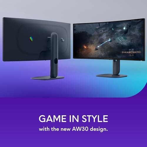 Alienware 34 Curved Gaming Monitor – AW3425DWM - 34-inch WQHD 180Hz 1ms Display, 1500R, AMD FreeSync Premium, VESA AdaptiveSync. 9