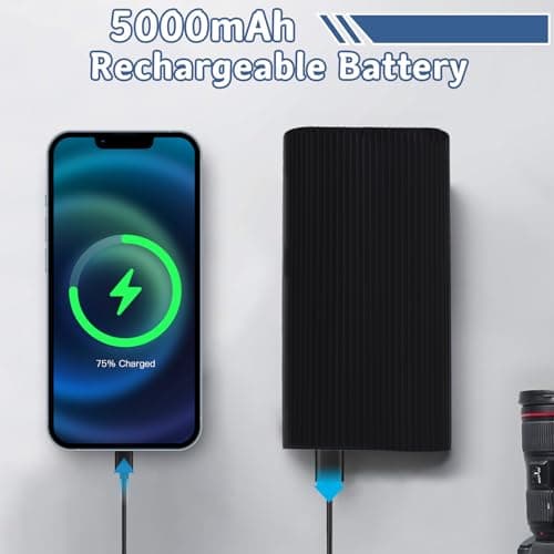 Power Bank Camera, WiFi Smart Indoor Security Camera 1080P HD Wireless Nanny Cam with Motion Detection, Portable Video Recorder for Home, Baby, Pet, No Audio 6