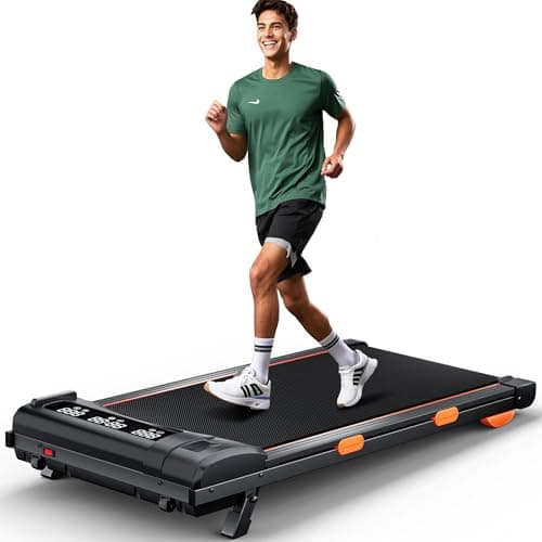 Incline Treadmill for Home, 3.5HP Folding Treadmill 340 lb Capacity, Double Deck Shock-Absorbing Running Machine, Work for App