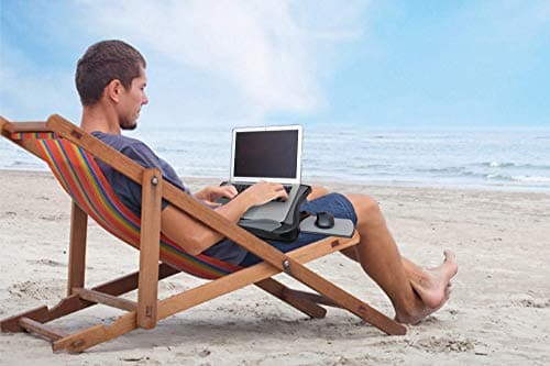 MAX SMART Laptop Lap Pad Laptop Stand with Attached Mouse Pad, Cushion and USB Cooling Fan, Non-Slip Heat Shield Tablet Computer Stand for Sturdy Work Station for Home, Office, Bed Sofa, Couch and Car 7