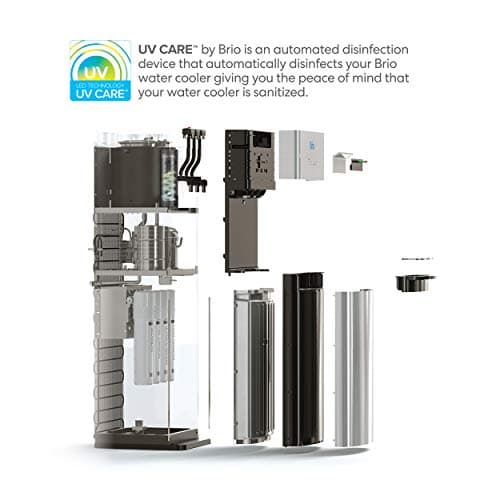 Brio Self Cleaning Bottleless Water Cooler Dispenser, UL Approved, Stainless Steel, Point of Use Drinking Water Filter, Hot, Cold, and Room Temperature 5