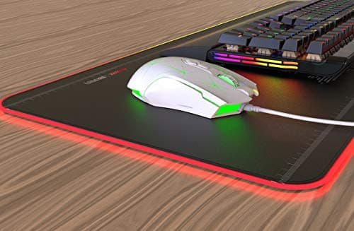 FIRSTBLOOD ONLY GAME. AJ52 Watcher RGB Gaming Mouse, Programmable 7 Buttons, Ergonomic LED Backlit USB Gamer Mice Computer Laptop PC, for Windows Mac Linux OS, Star White 6