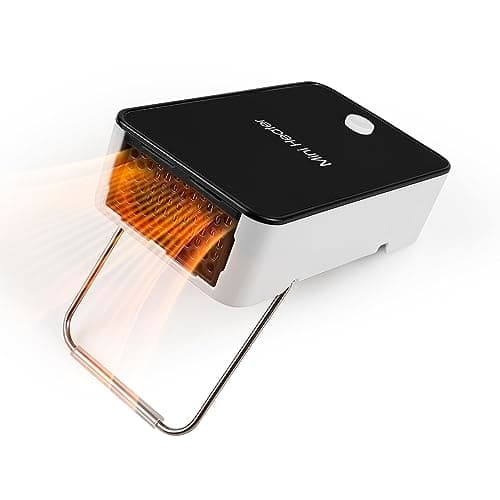 Personal Space Heater UCAN Portable Mini Electric Space Air Warmer for Room Office Desktop Black