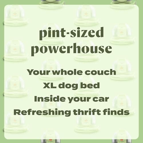 BISSELL Little Green Mini Portable Carpet and Upholstery Deep Cleaner, Car/Auto Detailer, with HydroRinse Self-Cleaning Tool and 4" Tough Stain Tool, Tea Green, 4075 5