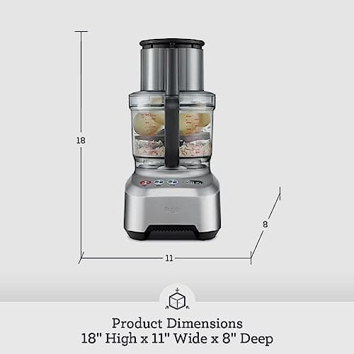 Breville BFP820BAL Sous Chef Peel and Dice 16 Cup Food Processor, Large, Brushed Stainless Steel 7