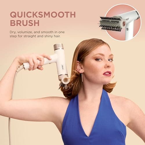 Shark Hair Dryer | SpeedStyle | No Heat Damage Hair Styling Tool | 3 Styling Tools Included | Portable & Powerful Blow Dryer | Best for Straight & Wavy Hair | Silk | HD331 7