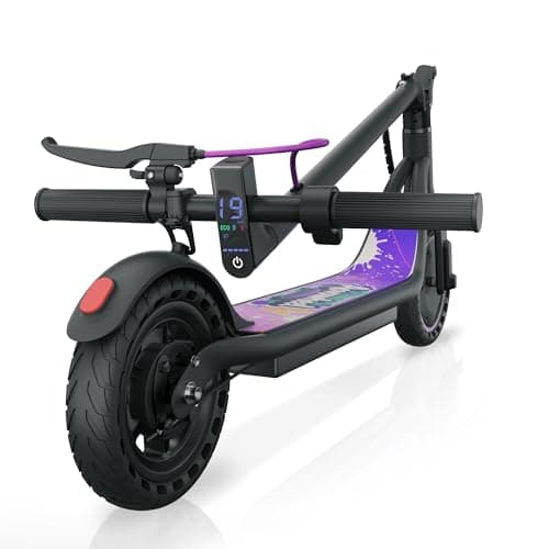 Aovowheel Electric Scooter for Adults, Folding E Scooter with 350W/500W Motor 16/24 Mph Top Speed, Max 19-23 Miles Long Range, 8.5''/10''/14''Tires Commuting Scooters with Dual Brakes System, APP