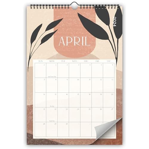 Aesthetic Boho Wall Calendar 2023-2024 - Runs from June 2023 Until December 2024
