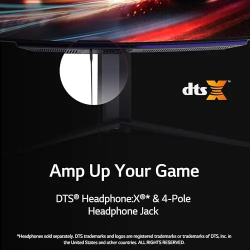 LG 45GR95QE-B Curved Ultragear Gaming Monitor 45-Inch (3440 x 1440) OLED Display, 240Hz Refresh Rate, 0.03ms GtG Response Time, NVIDIA G-SYNC Compatible, Contrast Ratio 1.5M:1, Black 8