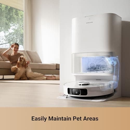 DREAME L10s Ultra Gen 2 Robot Vacuum and Mop, 10,000Pa Suction, MopExtend Tech, All-in-One Base Station, 75 Days Auto-Empty, Mop Self-Washing&Drying, Smart Obstacle Avoidance, Carpet Cleaning 7