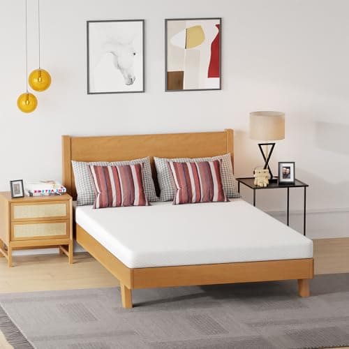 FDW | 5 Inch Full Mattress | Medium Firm | Gel Memory Foam Mattress | White | Bed in a Box, CertiPUR-US Certified | Pressure Relief, Cooling Ventilated Foam | Washable Removable Cover 7