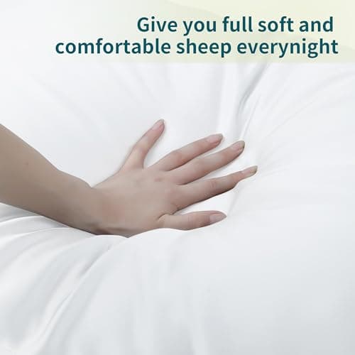 Toddler Size Pillow Protectors Viscose Derived from Bamboo - Set of 2 Zippered, 400 Thread Count Cooling Pillow Case Soft 13"x18" (2 Pcs, White,Toddler) 6