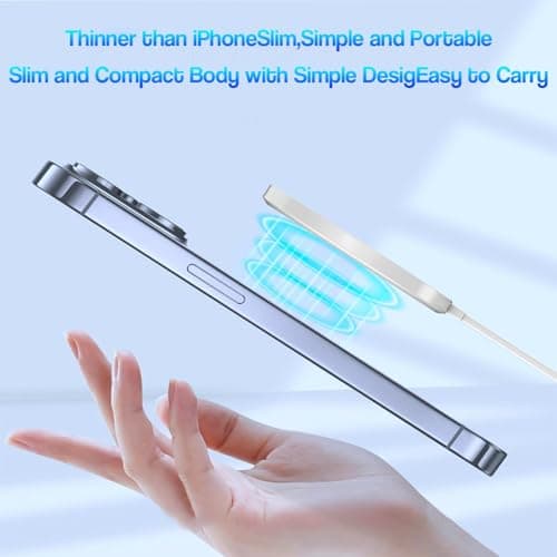 Magnetic Wireless Charger Phone 17 16 15,2Pack 6FT 15W Fast Magnetic Charger with USB C Fast Charging Block Compatible with iPhone 17/17 Air/16/16 Pro/Pro Max/15/14/13/Plus/Pro/Pro Max,AirPods 3/Pro 2 6