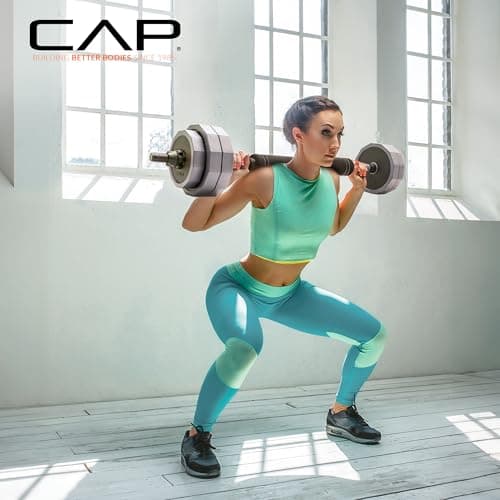 CAP Barbell 45 lb Multi-Use Adjustable Weight Set - Versatile Dumbbell, Barbell & Kettlebell for Full-Body Workouts 5