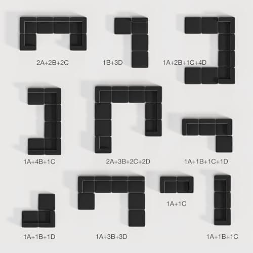 Novilla 106" Modular Sectional Sofa, Modern Cloud Sectional Couch with Smarts Coil® Support, U-Shape Boneless Couch for Living Room Apartments Bedroom, No Assembly Required (3 Seat w/ 2 Ottoman) 5