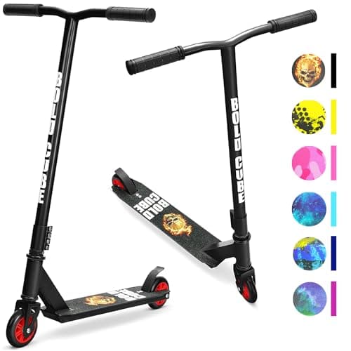 BOLDCUBE Stunt Scooter for Kids Ages 6-12 8-12 Years | Freestyle Pro 360° | Aluminium Deck | ABEC 7 | Micro Crystalized Deck