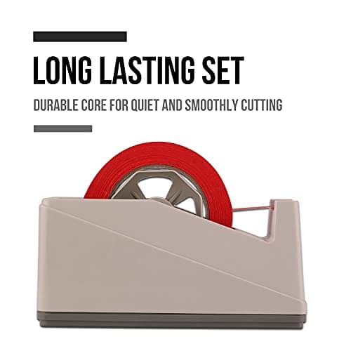 Lichamp Desktop Tape Dispenser Holder with Large 3 inch Core for Masking, Heat Transfer, Painters, Freezer, Kitchen Tape 7