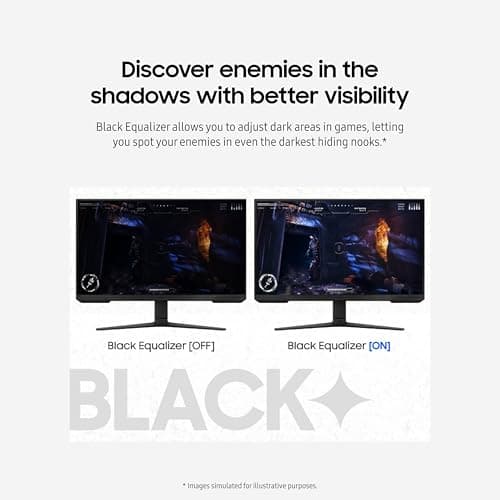 Samsung 27-Inch Odyssey G3 (G30D) Series FHD Gaming Monitor, 1ms, 180Hz, AMD FreeSync, Adjustable Stand, Black Equalizer, Virtual Aim Point, Eye Saver Mode, Flicker-Free, LS27DG302ENXZA 6
