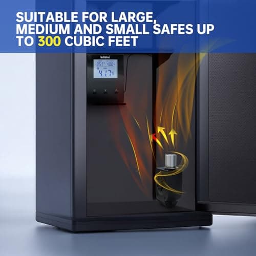 Briidea Smart Gun Safe Dehumidifier with Real-Time Humidity & Temperature Display, Protects Your Valuables from Moisture and Corrosion, Perfect for Safes up to 300 Cubic Feet 7