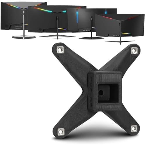 3IDEE VESA Mount Adapter Compatible with Sceptre Monitor (C255B-FWT240, C305B-200UN, C305W-2560UN, C345B-QUT168) VESA 75x75, Sceptre Monitor Mount Adapter, Easy Installation, Stable & Robust (1-Pack)