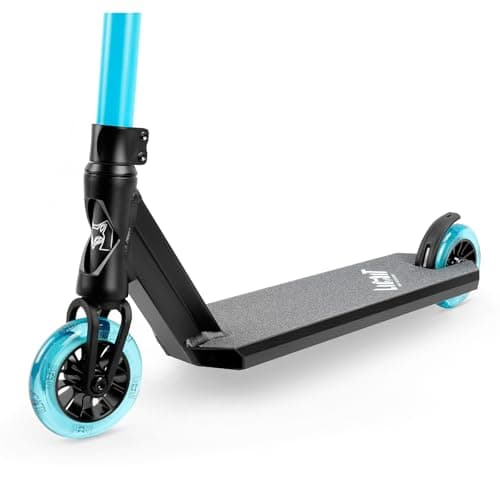 Limit LMT66 Pro Stunt Scooter-Best Trick Scooters for Kids 6 Years and Up-Intermediate and Beginner Complete Freestyle BMX Street Scooter for Teens Boys and Girls Blue 8