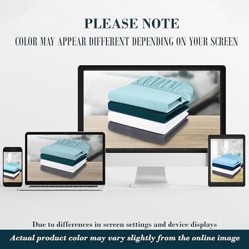 Mocassi Queen Fitted Sheet - Deep Pocket Cooling Sheets up to 16 inch - Hotel Luxury 1800 Premier - Softest Sheets - Wrinkle Resistant - 1 Single Bottom Fitted Sheet, Queen, Black 7