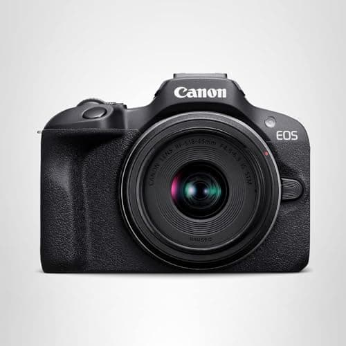 Canon EOS R100 Mirrorless Camera RF-S18-45mm F4.5-6.3 is STM Lens Kit, 24.1 Megapixel CMOS (APS-C) Sensor, 4K Video, RF Mount, Black 8