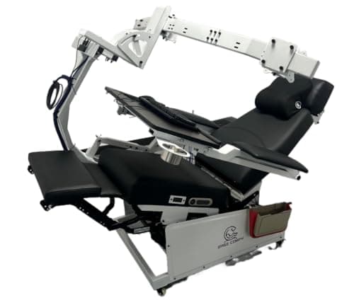 Imperatorworks easecomfy Brand Ease Trio 3 Computer Cockpit Reclining Workstation for 3 Monitors Zero Gravity Chair Workstation for Home and Office use Most Affordable with Heat Cool Massage 6