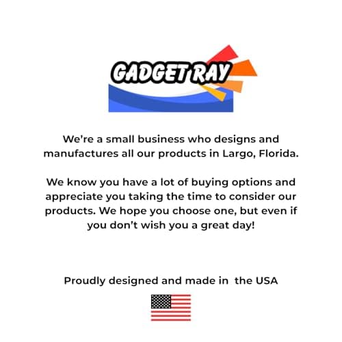 Gadget Ray Webcam Cover Slide for Laptop Camera Privacy, Flexible Webcam Cover for MacBook, iPad and PC, Easy Install No Adhesive, No Residue, Made in the USA, 6 Pack 9