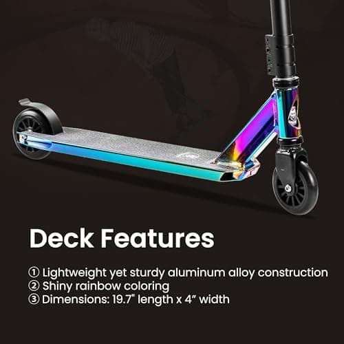 Pro Scooters for Kids 8 +, Teens and Adults | Two Different Scooter Heights 31.5” and 36.6”to Choose from | Multicolor 5