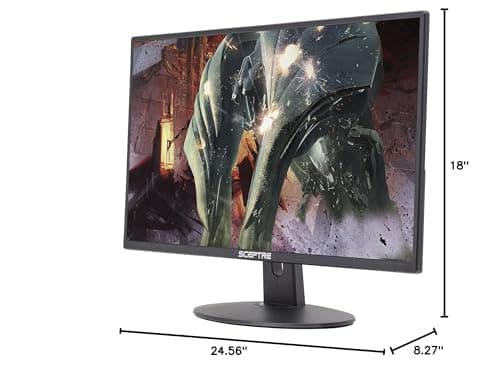 Sceptre 27-Inch FHD LED Gaming Monitor 75Hz 2X HDMI VGA Build-in Speakers, Ultra Slim Metal Black 5