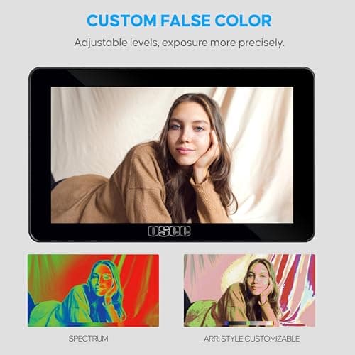 osee Lilmon 5 1000 Nits High-Bright 5.5 inch Touch Screen DSLR Camera Field Monitor with 3D LUT HDR 4K HDMI in and Out Exposure Focus Assist Waveform Monitor 9