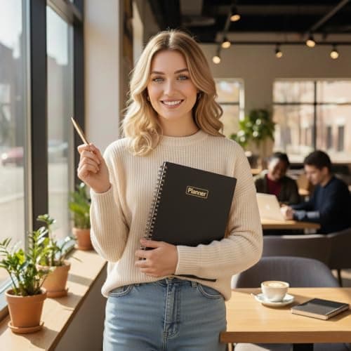 2026 Planner, 8.5" x 11" Weekly and Monthly Large Calendar Planner, Letter Size, Jan - Dec 2026, Hardcover Daily Agenda and Organizers for School Essentials & Office Supplies 6